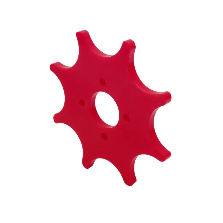 High-strength red engineering plastic roller chain sprocket