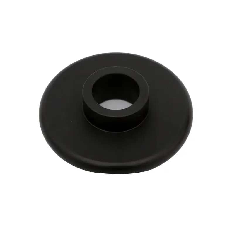 Wear-resistant black POM plastic flanged bushing sleeve bearing