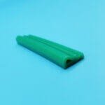 Green UHMWPE extruded profile guide rail track