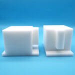 Machined UHMWPE T-shape protruding slider mounting block