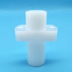 Machined UHMWPE cross positioning pin joint