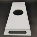 Custom CNC machined UHMWPE wear plate and complex fixture components
