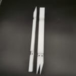 Custom CNC machined UHMWPE guide strip and scraper blade