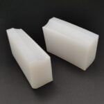 Machined UHMWPE V-shape slotted centering guide block