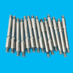 Custom CNC machined stainless steel stepped threaded shafts