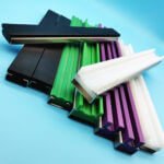 UHMWPE metal-backed C-profile steel wear strip guide rails