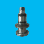 Precision metal cam spindle and heating mandrel for PET blow molding machines