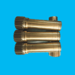 Precision CNC machined heavy-duty splined shafts for rotary machinery